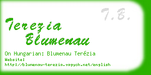 terezia blumenau business card